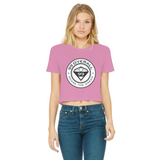 99 Overall Dream Chaser Classic Women's Cropped Raw Edge T-Shirt