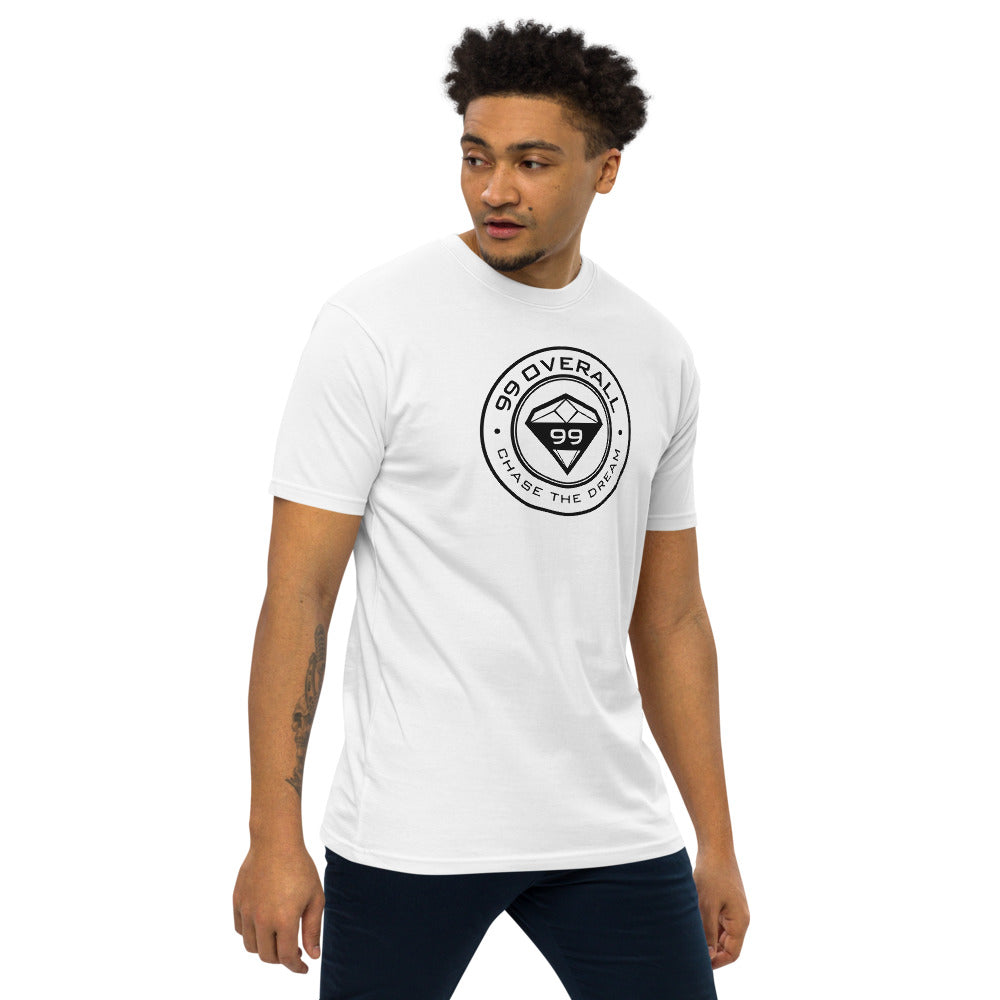 Dream Graphic heavyweight tee in white by 99 Overall, view 3