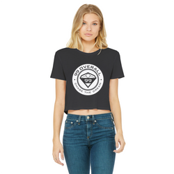 99 Overall Dream Chaser Classic Women's Cropped Raw Edge T-Shirt