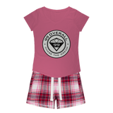 99 Overall Dream Chaser Women's Sleepy Tee and Flannel Short
