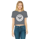 99 Overall Dream Chaser Classic Women's Cropped Raw Edge T-Shirt