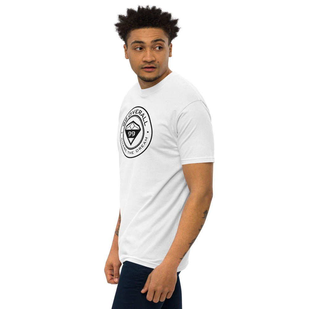 Dream Graphic heavyweight tee in white by 99 Overall, view 2