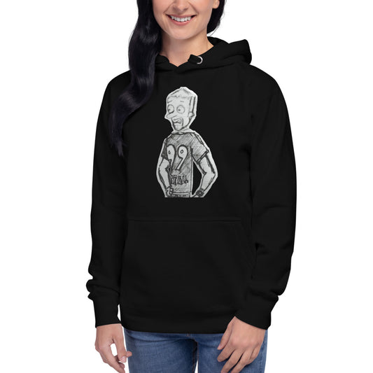 Anime Graphic hoodie in black by 99 Overall
