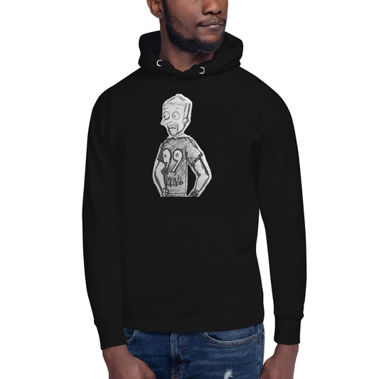 Anime Graphic hoodie in black by 99 Overall, view 2
