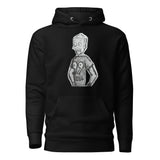 Mens Premium Black Anime Hoodie