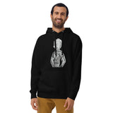 Mens Premium Black Anime Hoodie